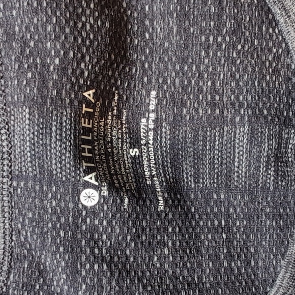 Athleta Heathered Gray Short Sleeve Tee - Picture 2 of 4